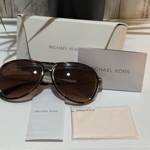 Michael Kors Brown Tortoise Sunglasses